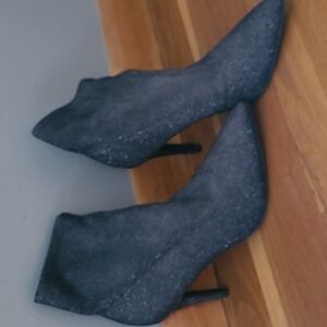 EUC sparkly heel booties.